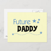 未来のパパTシャツとギフト ポストカード (正面/裏面)
