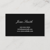 未来のビジョン読サイキックの名刺 名刺 (裏面)