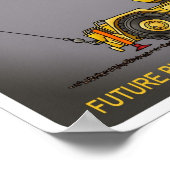 未来のビッグ・クレーン・ドライバー・ポスタープリント ポスター (角)