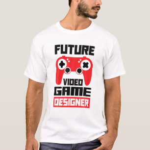 未来のビデオゲームデザイナービデオゲームプレーヤーゲーマー Tシャツ