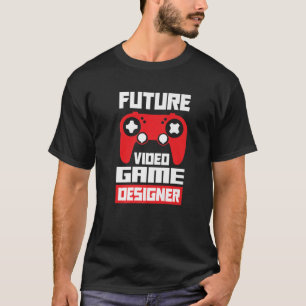 未来のビデオゲームデザイナービデオゲームプレーヤーゲーマー Tシャツ
