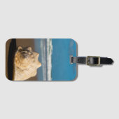 未来のビーチ ラゲッジタグ (正面横)