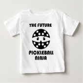 未来のピックボール忍者かわいい ベビーTシャツ (正面)