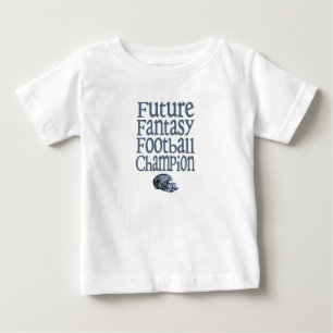 未来のファンタジーのフットボールのチャンピオン ベビーTシャツ
