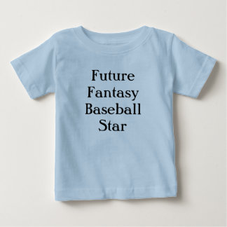 未来のファンタジーの野球の花形選手 ベビーTシャツ