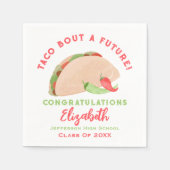 未来のフィエスタ卒業のタコ スタンダードカクテルナプキン (正面)