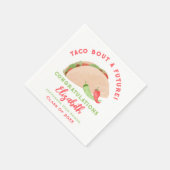 未来のフィエスタ卒業のタコ スタンダードカクテルナプキン (角)