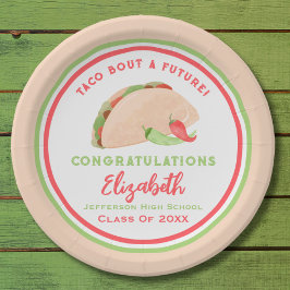 未来のフィエスタ卒業のタコ ペーパープレート
