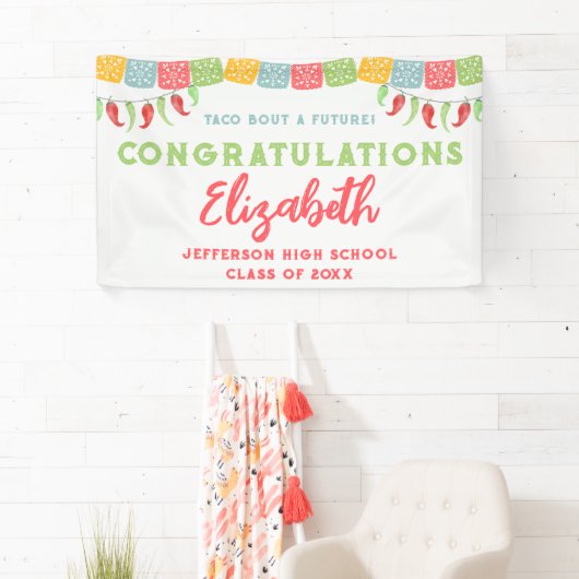 未来のフィエスタ卒業パーティーのタコ 横断幕 (インサイチュ)