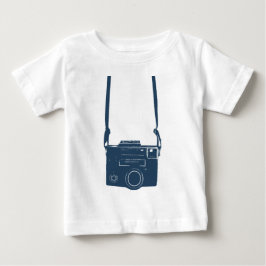 未来のフォトグラファーのカメラ乳児オーガニッククリーパー ベビーTシャツ
