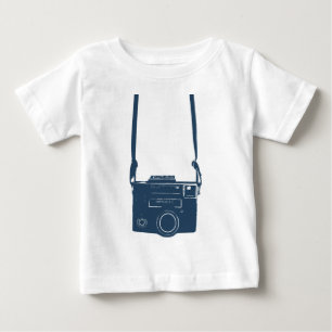未来のフォトグラファーのカメラ乳児オーガニッククリーパー ベビーTシャツ