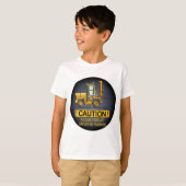 未来のフォークリフトの運転者はTシャツをからかいます Tシャツ (正面フル)