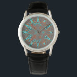 未来のフラクタル星 腕時計<br><div class="desc">未来は複雑だ。未来は不可思議だ。未来は美しい。楽しむ!特にSFやテクノロジー、数学が好きな人にオススメ。アレクサンドラ調理師別名リナンダラのオリジナルのアートワークの操作の多くの層の製品。</div>