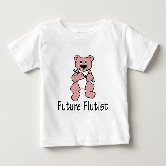 未来のフルティスト/ベア ベビーTシャツ (正面)