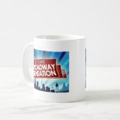 未来のブロードウェイの感覚 コーヒーマグカップ (正面左)