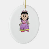 未来のプリンセス – 紫 セラミックオーナメント (右)