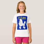 未来のプードルキッズTシャツ Tシャツ (正面フル)