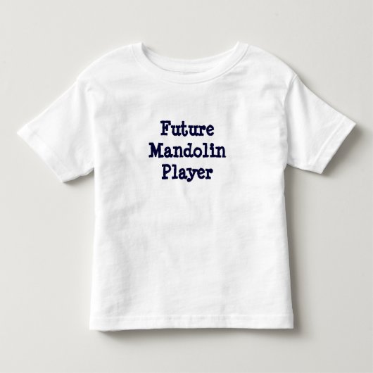 未来のマンドリンプレーヤー トドラーTシャツ (正面)