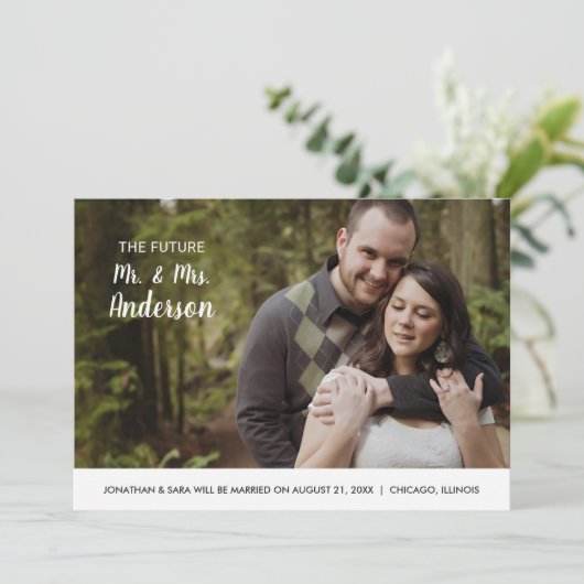 未来のミスターそしてミセス |写真の日付の保存 セーブザデート (スタンド正面)