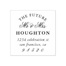 未来のミスターミセス結婚の差出人住所 ラバースタンプ