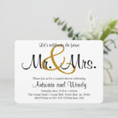 未来のミスターミセス・婚約パーティ 招待状 (スタンド正面)