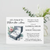 未来のミスター＆ミセスのエンゲージメントをお祝いしよう 招待状 (スタンド正面)