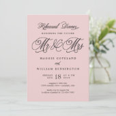未来のミスター＆ミセスのリハーサルディナー招待状 招待状 (スタンド正面)