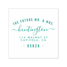 未来のミスター&ミセスタイポグラフィ差出人住所