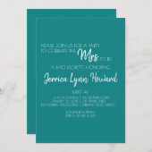 未来のミスター&ミセス・バチェロレッテ招待状 招待状 (正面/裏面)