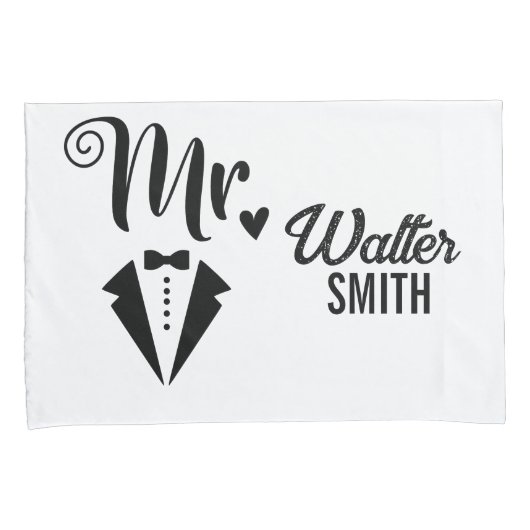 未来のミセスとミスター 枕カバー (正面右)