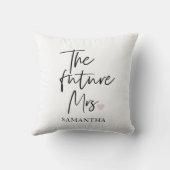 未来のミセスと君の名前 |美しいモダンギフト クッション (裏面)