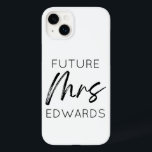 未来のミセスカスタムズ姓の花嫁は婚約者になる Case-Mate iPhone 14 PLUSケース<br><div class="desc">これは未来のミセスカスタムズ姓Bride Be Fiance iPhone Case!</div>