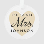 未来のミセスハートと名前 オーナメント (裏面)
