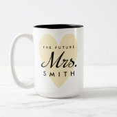 未来のミセスハート ツートーンマグカップ (左)