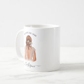 未来のミセスパーソナライズされたフォトコーヒーマグ コーヒーマグカップ (正面左)