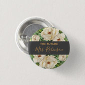 未来のミセスフローラホワイトマグノリア水色名 缶バッジ (正面&裏面)