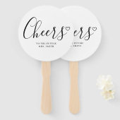 未来のミセスモダンブライダルシャワー ハンドファン (正面&裏面)