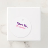 未来のミセス新しい名前結婚花嫁のバチェロレッテ部分 フェイバータグ (インサイチュ)