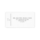 未来のミセス氏結婚の婚約婚約した ラベル (正面)