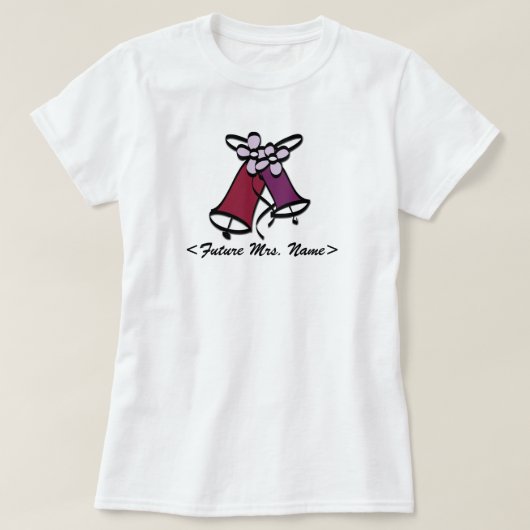 未来のミセス結婚ズ・ベル Tシャツ (デザイン正面)
