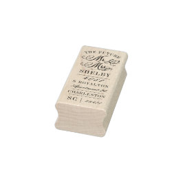 未来のミセス結婚差出人住所 ラバースタンプ