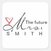 未来のミセス自分カスタマイズのこと！ スクエアシール (正面)