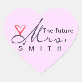未来のミセス自分カスタマイズのこと！ ハートシール
