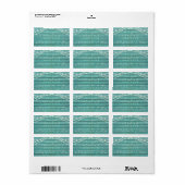 未来のミセス・ウッド素朴・ライツ結婚ズ・アドレス ラベル (フルシート)