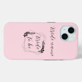 「未来のミセス [カスタマイズ可能な名前]」の花嫁 Case-Mate iPhoneケース (裏面 (横))