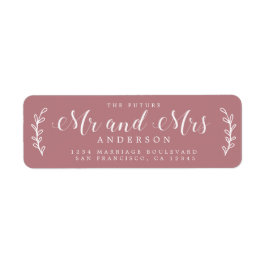 未来のミセス・スクリプト・ダスティバラ差出人住所 ラベル