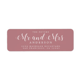 未来のミセス・スクリプト・ダスティバラ差出人住所 ラベル