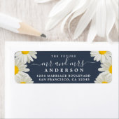 未来のミセス・デイジー・ブルー氏結婚の差出人住所 ラベル (インサイチュ)