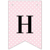 未来のミセス・ピンクストライプブライダルシャワー バンティングフラッグ (第2の旗)