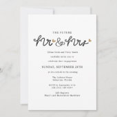 未来のミセス・フォト・婚約パーティ 招待状 (正面)